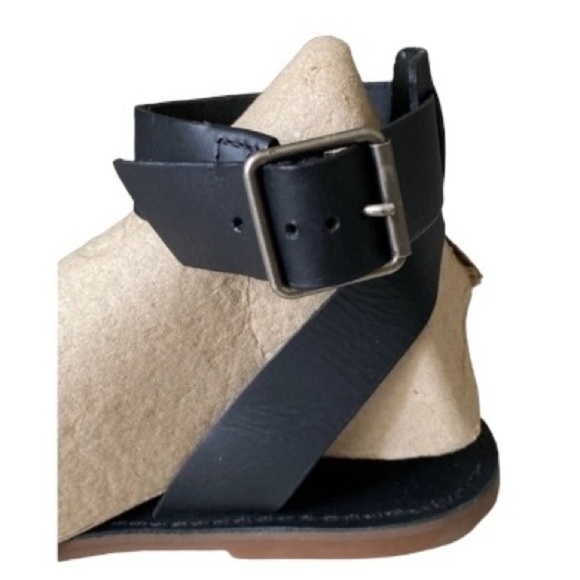 Madewell The Boardwalk Ankle Strap Leather Sandals, Size 10 - Picture 13 of 15